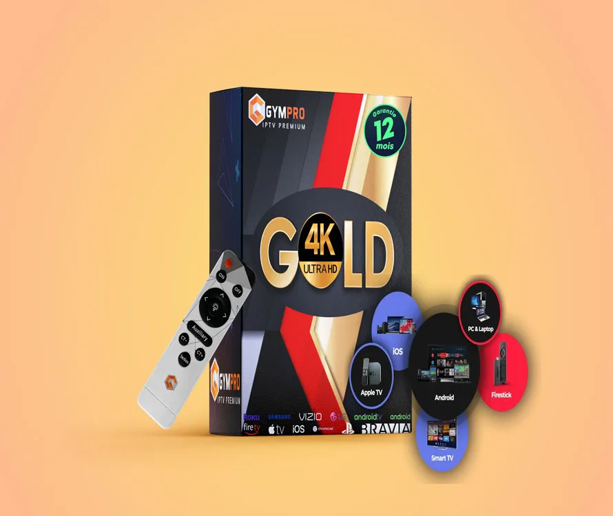 Abonnement IPTV Gold – Meilleur Service IPTV au Maroc
